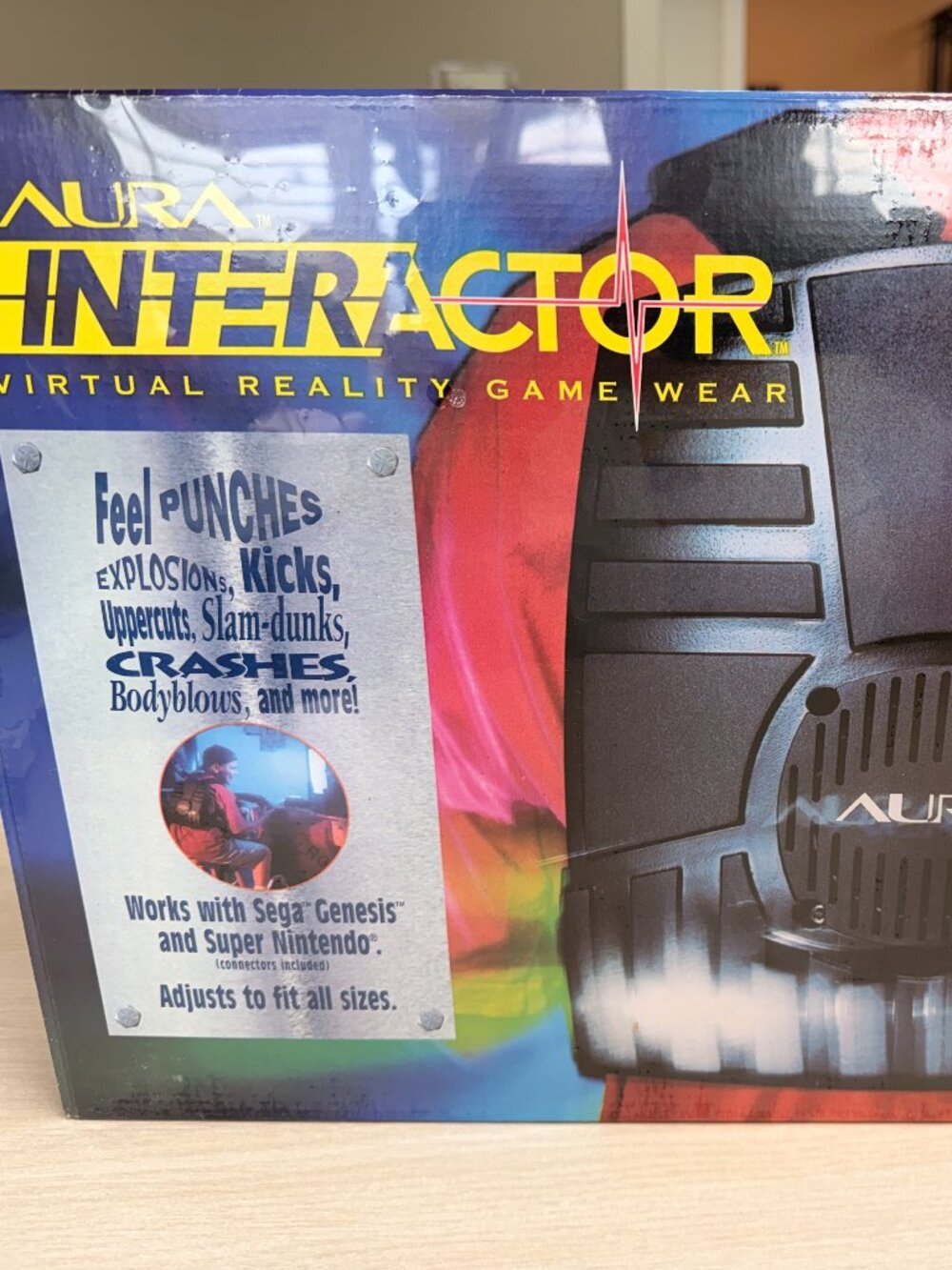 AURA Interactor Virtual Reality Game Wear SEALED NEW Sega Genesis SNES